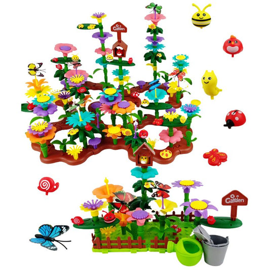 Create Your Own Flower Garden Construcción Juego - 191pc/322pc Options