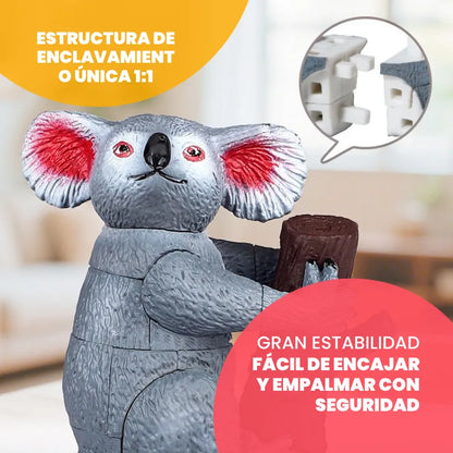 Kit de Rompecabezas 4D de Animales – Juguete Educativo para Armar 8 Animales o Insectos | CRIATIVAE