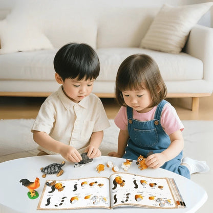 Kit de Rompecabezas 4D de Animales – Juguete Educativo para Armar 8 Animales o Insectos | CRIATIVAE