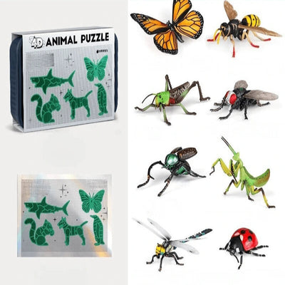 Kit de Rompecabezas 4D de Animales Insects