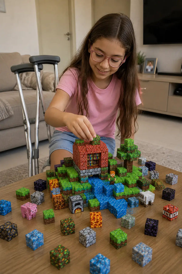 MagCraft Criativae - Bloques Magnéticos de Construcción Infantil