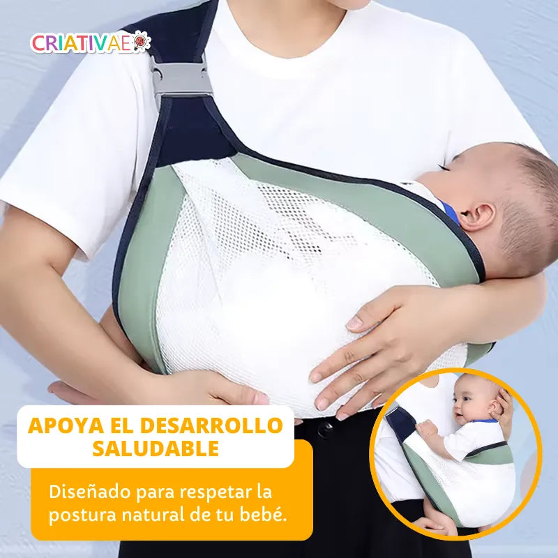 Canguro Ergonómico para Bebés Recién Nacidos con Soporte Anatómico | CRIATIVAE