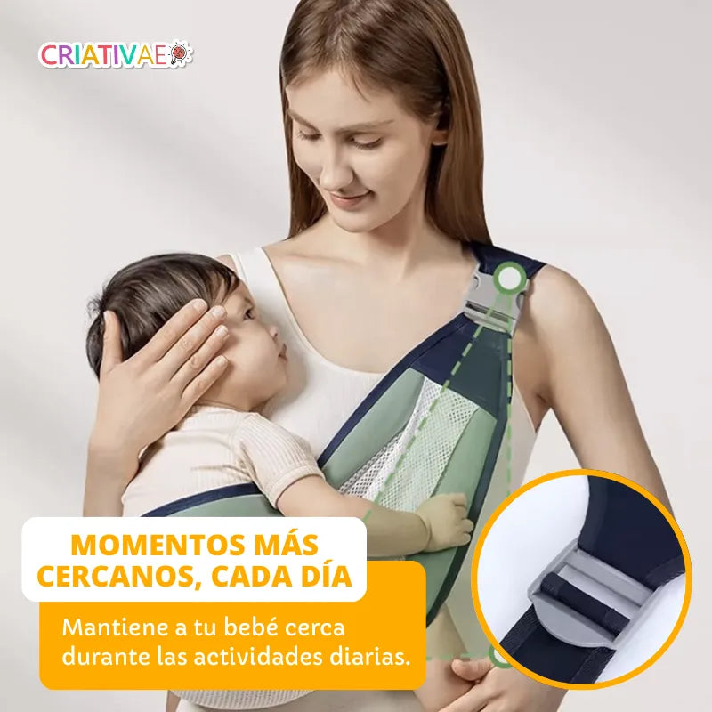 Canguro Ergonómico para Bebés Recién Nacidos con Soporte Anatómico | CRIATIVAE
