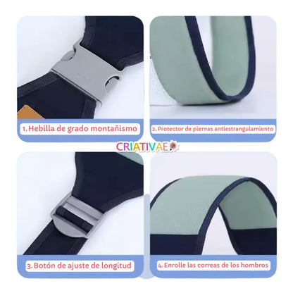 Canguro Ergonómico para Bebés Recién Nacidos con Soporte Anatómico | CRIATIVAE