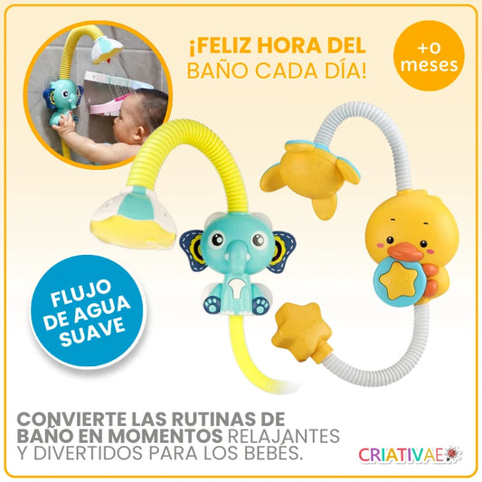 Juguete de Baño Interactivo con Ducha para Bebés Recién Nacidos | CRIATIVAE