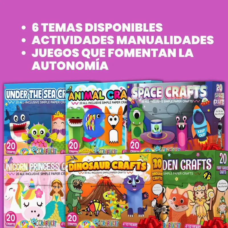 Caja Creativa 20 Actividades – Manualidades Educativas para Niños