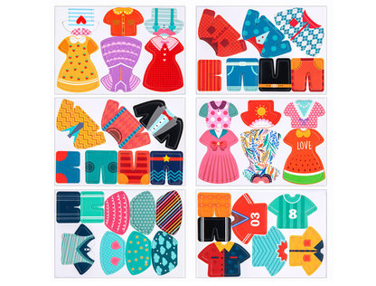 Juego Montessori de Vestir y Colgar con Pinzas para Potenciar la Creatividad