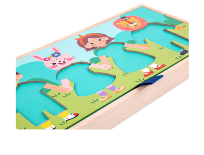 Juego Montessori de Vestir y Colgar con Pinzas para Potenciar la Creatividad