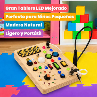 Busy Board Montessori de Madera foto 3