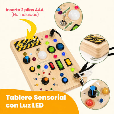 Busy Board Montessori de Madera foto 4