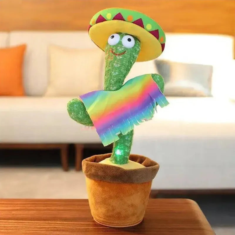 Cacto Bailarín Parlante de Peluche para Bebés Cacto Mexicano 1