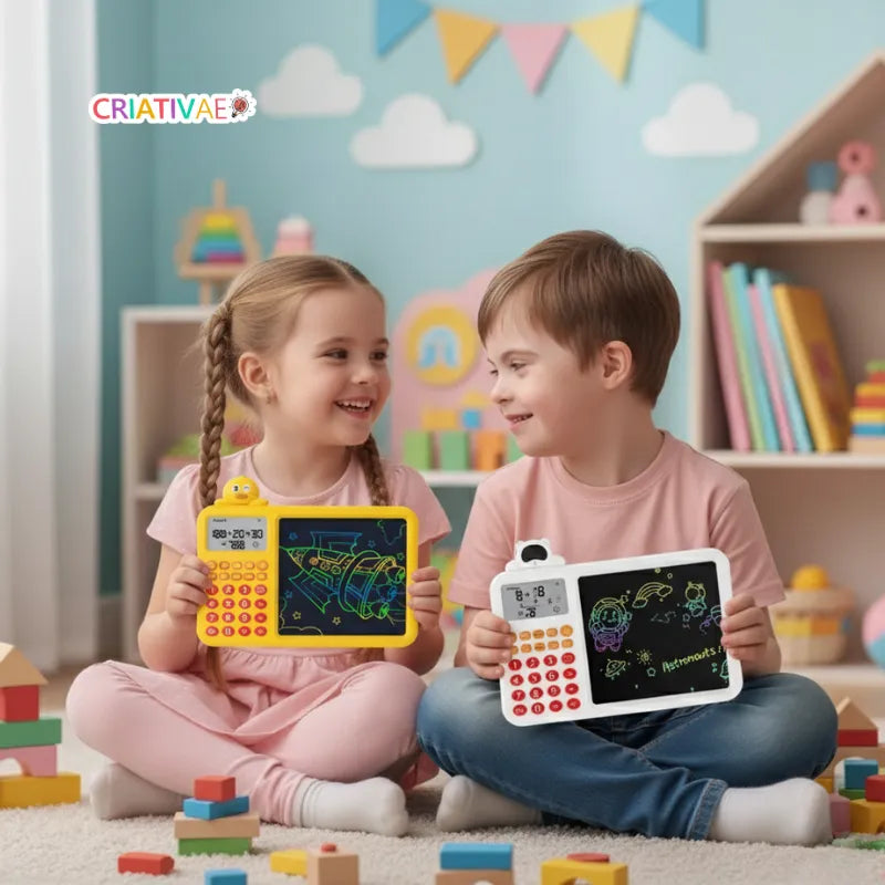 Pizarra Mágica Infantil con Calculadora Educativa 2 en 1 | CRIATIVAE