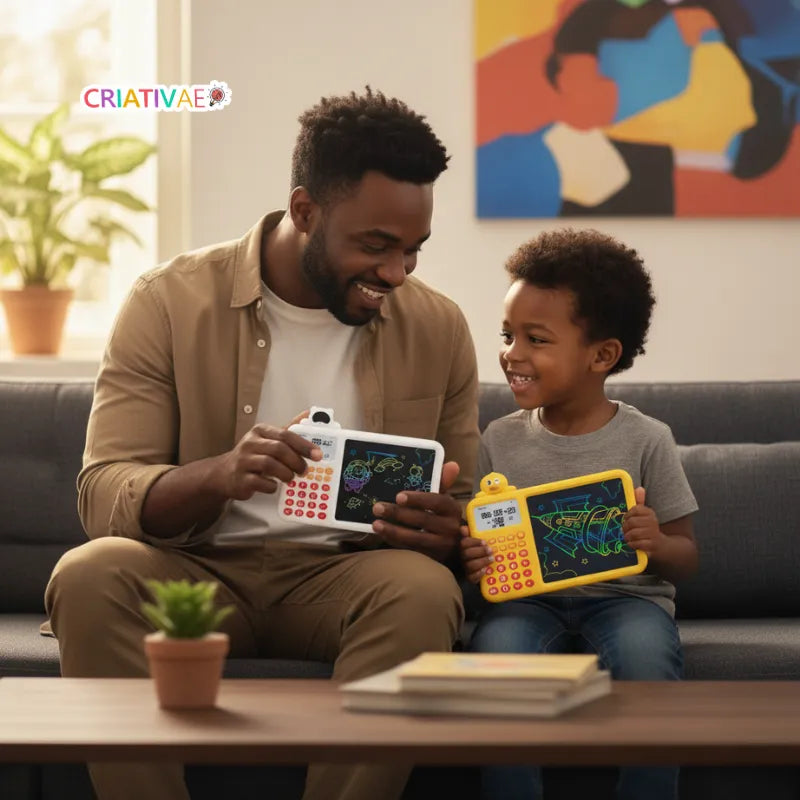 Pizarra Mágica Infantil con Calculadora Educativa 2 en 1 | CRIATIVAE