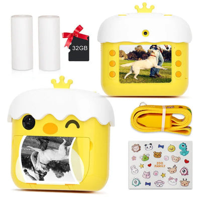Cámara Infantil CamKids con Impresión Instantánea Pollo amarillo