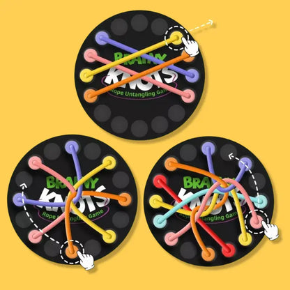 Desafío de Cuerdas de Colores – Rompecabezas Educativo de Lógica y Estrategia | CRIATIVAE