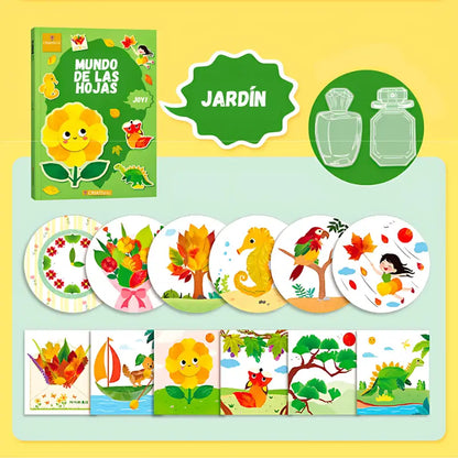 Mundo de las Hojas – Kit Educativo de Manualidades 3D para Niños 3+ | CRIATIVAE