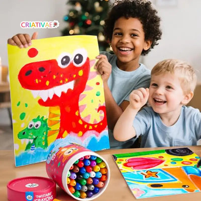 Crayones Jumbo Giratorios Criativae foto 7