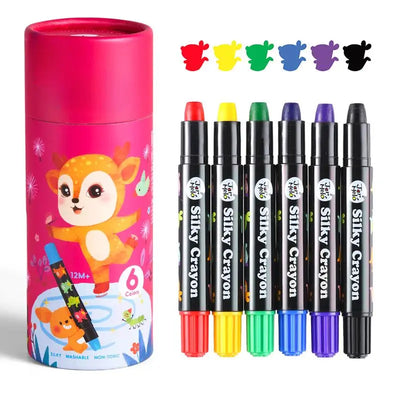 Crayones Jumbo Giratorios Criativae 6 Colores