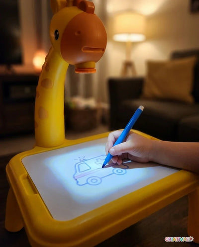 Proyección luminosa de dibujo sobre la mesa Table Kids
