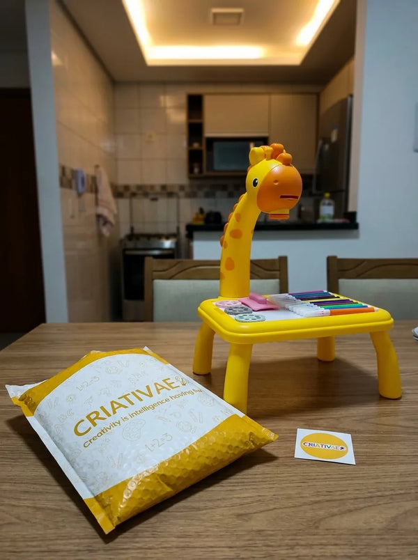 Mesa Proyector Chido para Dibujo Infantil | Pizarrón Mágico con Luz LED y 24 Diseños Chidos | Juguete Educativo Anti-Pantallas | CRIATIVAE