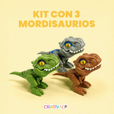 Mordisaurio Criativae - Dinosaurios de Bolsillo que Muerden el Dedo