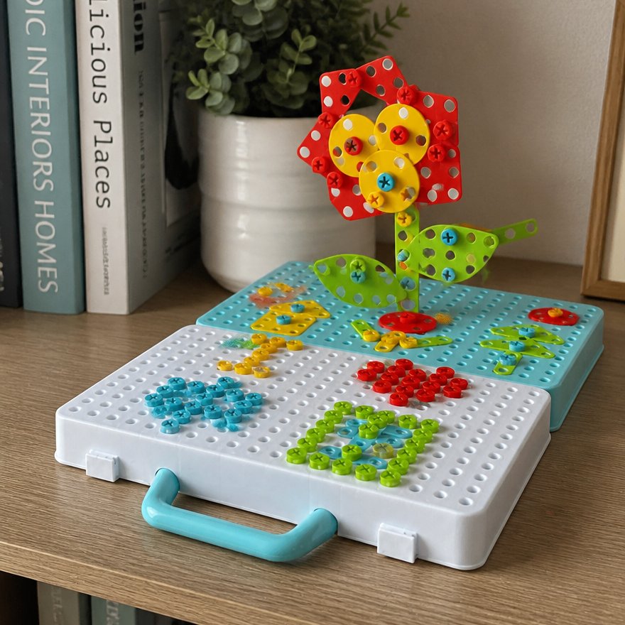 Tecto3D Criativae — Set de Taladro y Construcción para Niños