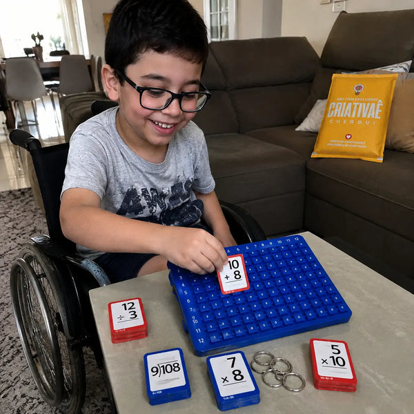 Kit de Matemáticas Interactivo Pop It Criativae - Fracciones y Operaciones