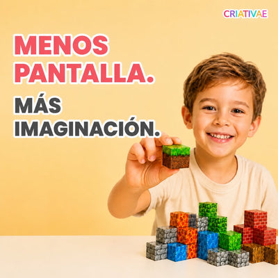 MagCraft Criativae - Bloques Magnéticos de Construcción Infantil