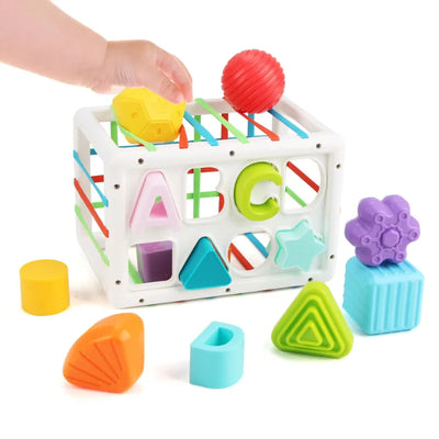 Cubo Sensorial Geométrico Educativo para Bebés 3+ | CRIATIVAE foto 5