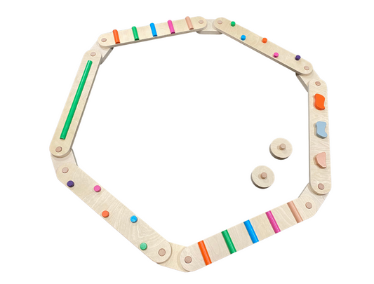 Reversible Balance Beam Sets para Niños - Sensory Tactile Boards