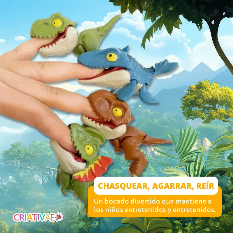 Set de Dinosaurios Mordedores foto 2