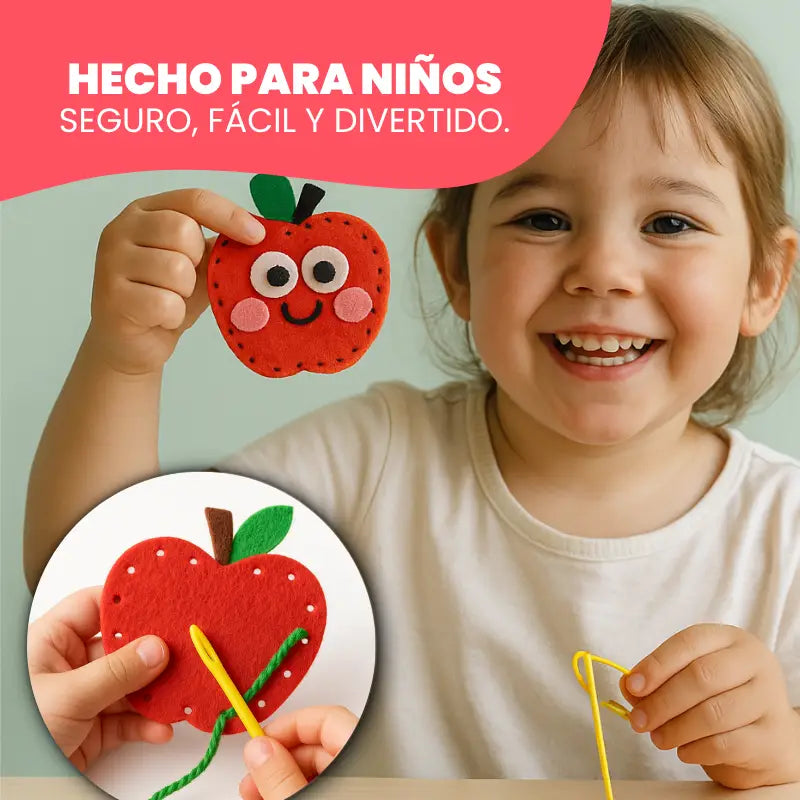 Kit de Costura Creativa para Niños – Manualidades Seguras y Educativas | CRIATIVAE