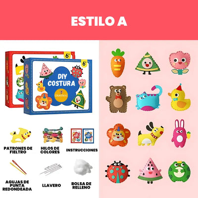 Kit de Costura Creativa para Niños Estilo A
