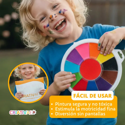 Kit de Pintura con Dedos Montessori para Niños Pequeños foto 3