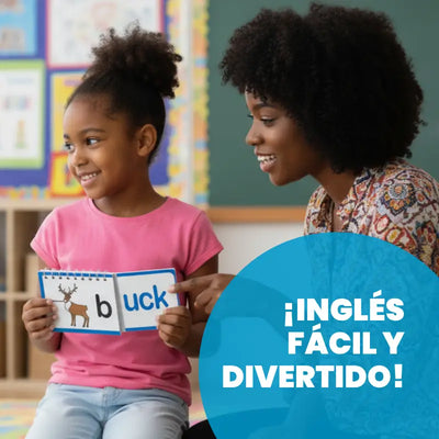 Libros Educativos Flip de Lectura y Rima Bilingüe para Niños foto 3