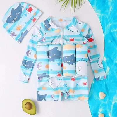 FloatSuit Criativae, Traje de Baño Infantil con Flotadores Internos, vista 3 de 6