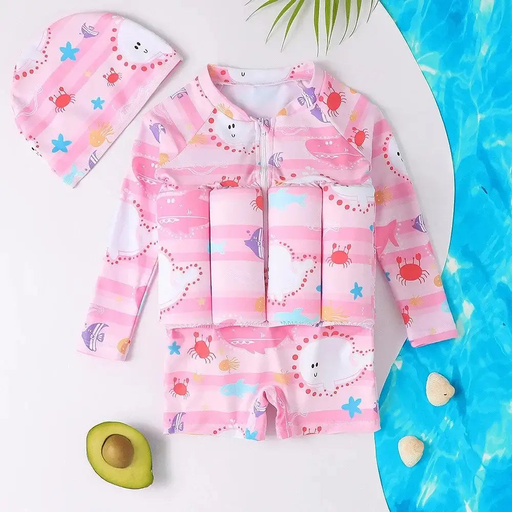 FloatSuit Criativae, Traje de Baño Infantil con Flotadores Internos, vista 5 de 6