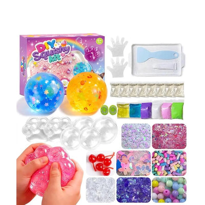 Kit Squishy Patita con caja, moldes y accesorios