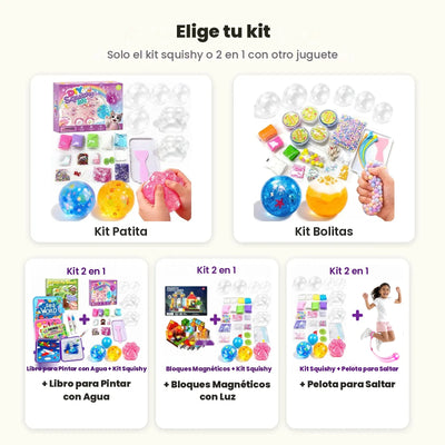Elige tu kit: Kit Patita, Kit Bolitas o Kit 2 en 1