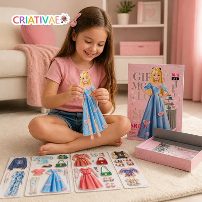 Styldoll Criativae - Muñeca para Vestir con Ropa Magnética