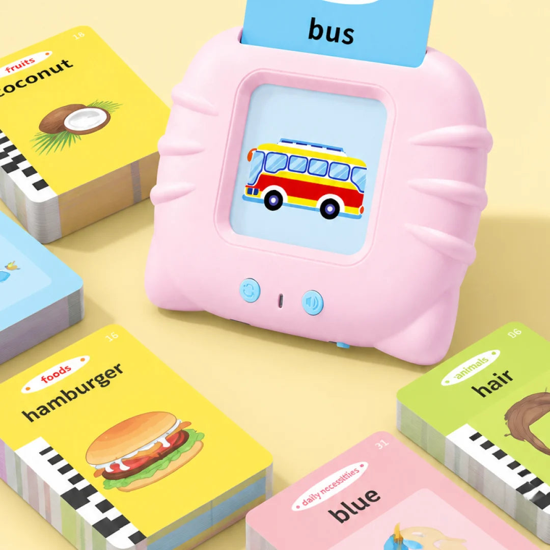 Card Kids Criativae - Tarjetas Parlantes Educativas - 224 Palabras en Inglés