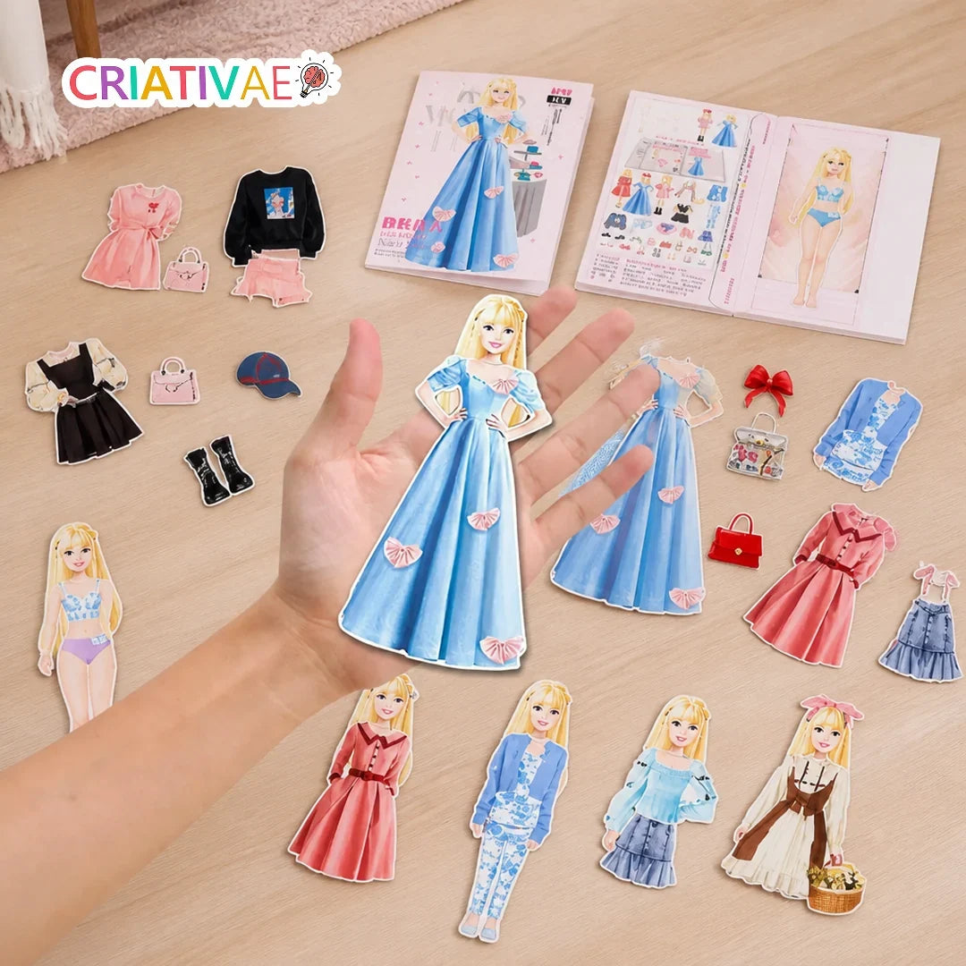 Styldoll Criativae - Muñeca para Vestir con Ropa Magnética