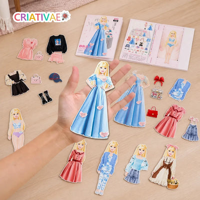 Styldoll Criativae - Muñeca para Vestir con Ropa Magnética