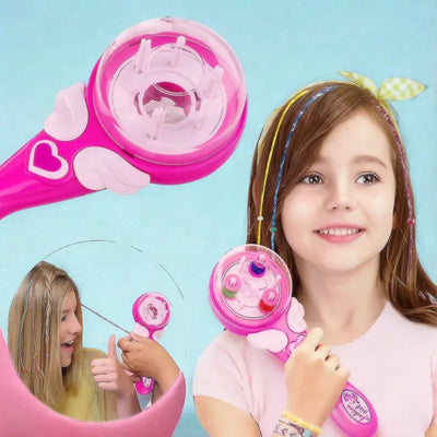 Juguete Decorador de Cabello Infantil con Hilos y Clips foto 5