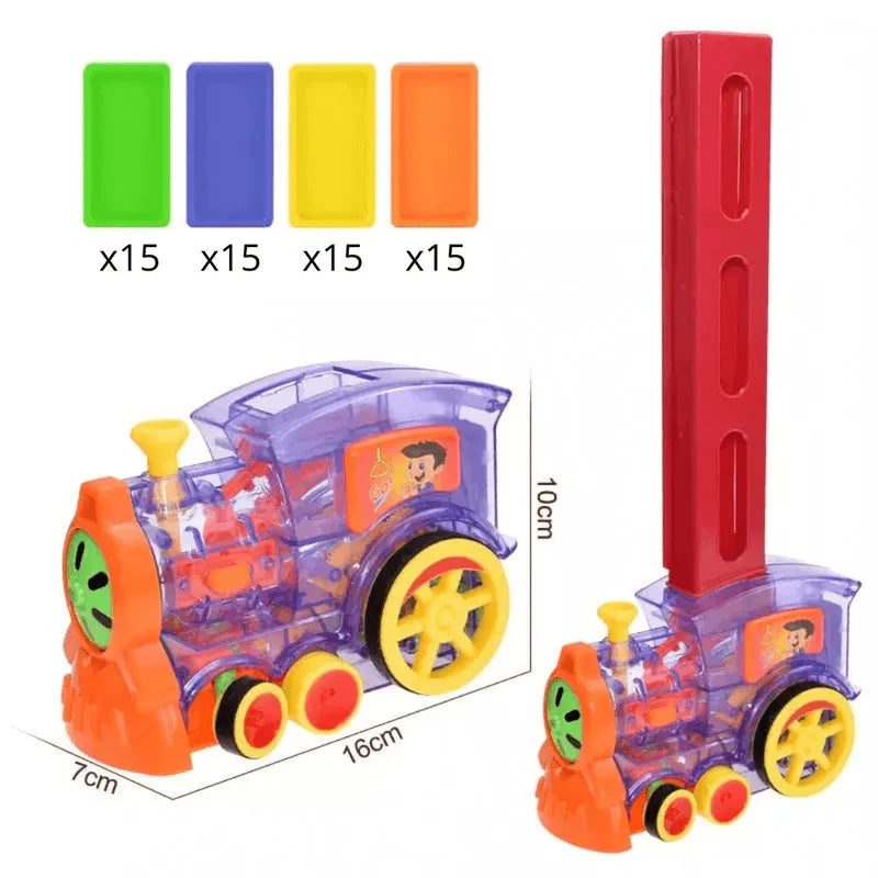 Juguete Educativo Infantil de Dominó Automático con Colores y Formas | CRIATIVAE Tren