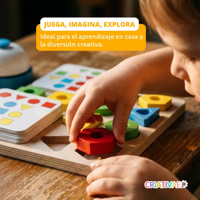 Juego Educativo Infantil de Formas Geométricas y Colores | CRIATIVAE foto 3