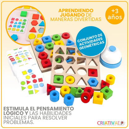 Juego Educativo Infantil de Formas Geométricas y Colores | CRIATIVAE