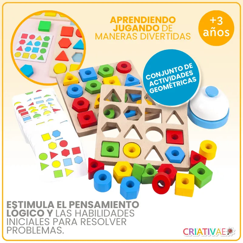 Juego Educativo Infantil de Formas Geométricas y Colores | CRIATIVAE