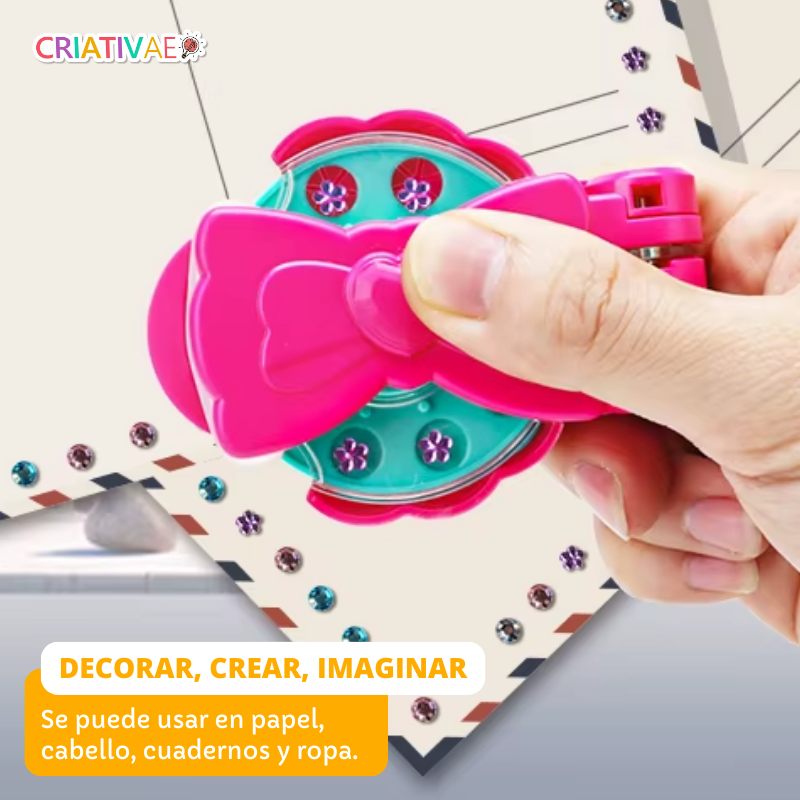 Aplicador Infantil de Brillos y Strass para el Cabello | CRIATIVAE foto 2