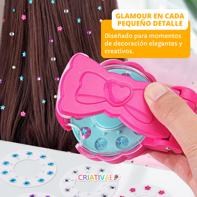 Aplicador Infantil de Brillos y Strass para el Cabello | CRIATIVAE foto 3